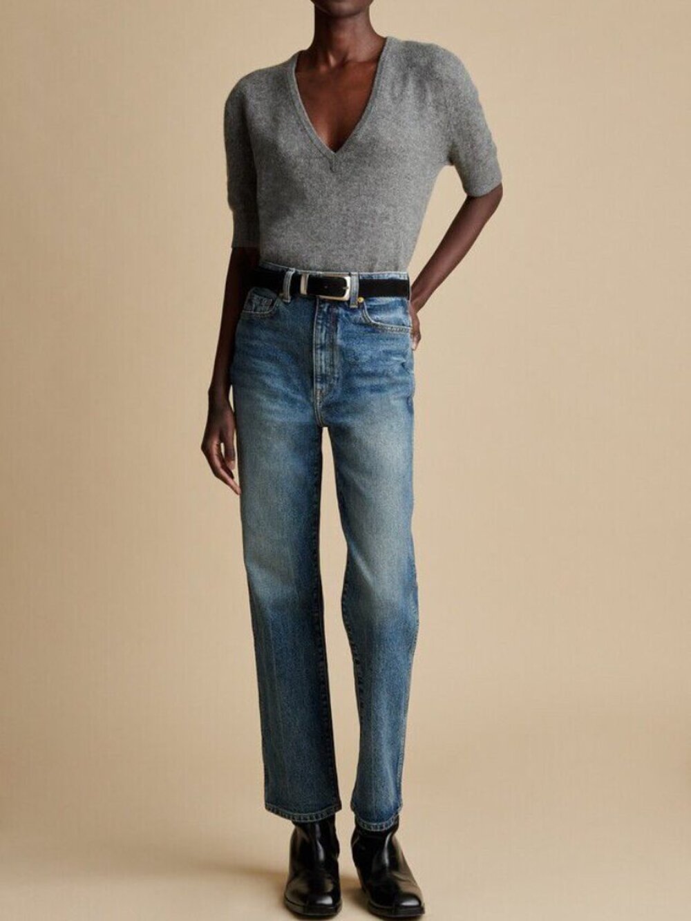 Khaite Abigail Jeans in Columbia wash